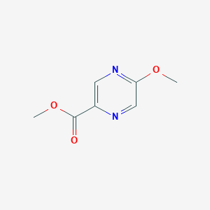 molecular formula C7H8N2O3 B1297791 5-甲氧基吡嗪-2-甲酸甲酯 CAS No. 38789-75-2