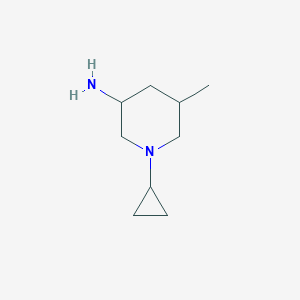 1-Cyclopropyl-5-methylpiperidin-3-amine