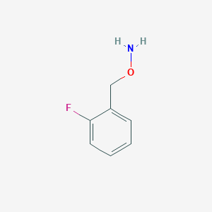 molecular formula C7H8FNO B1297792 O-(2-Fluorobenzyl)hydroxylamine CAS No. 55418-27-4
