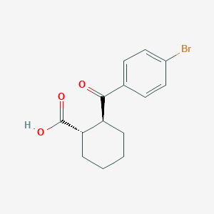 (1S,2S)-2-(4-bromobenzoyl)cyclohexane-1-carboxylic acid