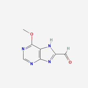 6-methoxy-7H-purine-8-carbaldehyde