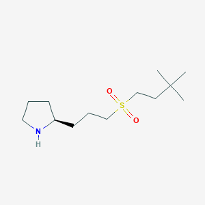 (S)-2-(3-((3,3-Dimethylbutyl)sulfonyl)propyl)pyrrolidine