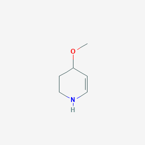 molecular formula C6H11NO B12977964 4-Methoxy-1,2,3,4-tetrahydropyridine 