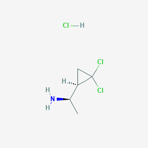 (R)-1-((R)-2,2-Dichlorocyclopropyl)ethan-1-amine hydrochloride