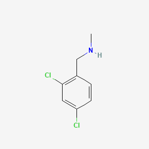 molecular formula C8H9Cl2N B1297804 (2,4-二氯苄基)甲胺 CAS No. 5013-77-4