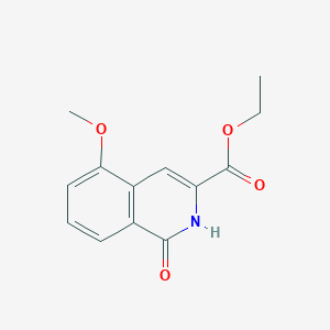 molecular formula C13H13NO4 B12978049 Ethyl 5-methoxy-1-oxo-1,2-dihydroisoquinoline-3-carboxylate 