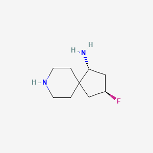 (1R,3S)-3-Fluoro-8-azaspiro[4.5]decan-1-amine