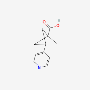 3-(Pyridin-4-yl)bicyclo[1.1.1]pentane-1-carboxylic acid