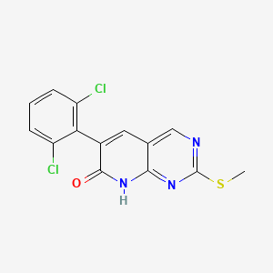 6-(2,6-dichlorophenyl)-2-(methylthio)pyrido[2,3-d]pyrimidin-7(8H)-one