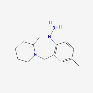 2-Methyl-6,6a,7,8,9,10-hexahydrobenzo[e]pyrido[1,2-a][1,4]diazepin-5(12H)-amine