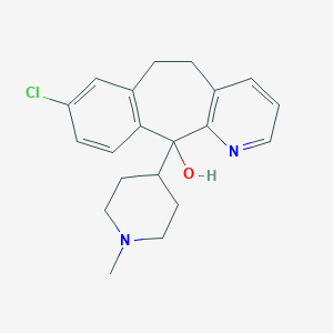 molecular formula C20H23ClN2O B129782 11-羟基-N-甲基地氯雷他定 CAS No. 38089-93-9