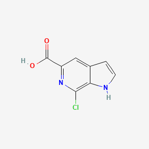 7-Chloro-1H-pyrrolo[2,3-c]pyridine-5-carboxylic acid