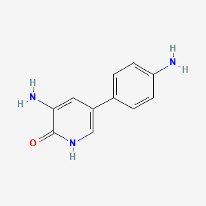 3-Amino-5-(4-aminophenyl)pyridin-2(1H)-one