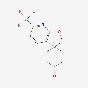 6'-(Trifluoromethyl)-2'H-spiro[cyclohexane-1,3'-furo[2,3-b]pyridin]-4-one