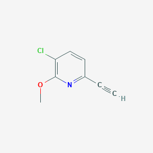 3-Chloro-6-ethynyl-2-methoxypyridine