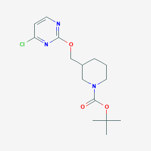 tert-Butyl 3-(((4-chloropyrimidin-2-yl)oxy)methyl)piperidine-1-carboxylate