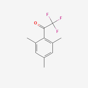 molecular formula C11H11F3O B1297830 2,2,2-Trifluoro-2',4',6'-trimethylacetophenone CAS No. 313-56-4