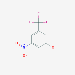 molecular formula C8H6F3NO3 B1297831 3-甲氧基-5-硝基苯三氟甲基 CAS No. 328-79-0
