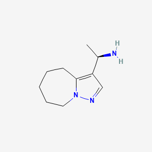 (R)-1-(5,6,7,8-Tetrahydro-4H-pyrazolo[1,5-a]azepin-3-yl)ethan-1-amine