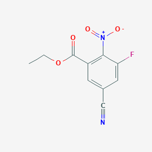 Ethyl 5-cyano-3-fluoro-2-nitrobenzoate