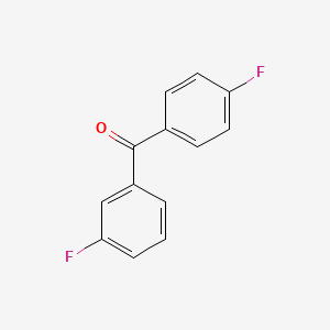 molecular formula C13H8F2O B1297833 (3-氟苯基)(4-氟苯基)甲苯酮 CAS No. 345-71-1
