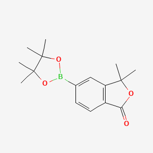 3,3-Dimethyl-5-(4,4,5,5-tetramethyl-1,3,2-dioxaborolan-2-yl)isobenzofuran-1(3H)-one