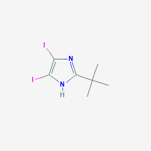 2-(tert-Butyl)-4,5-diiodo-1H-imidazole