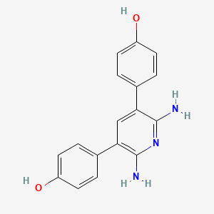 4,4'-(2,6-Diaminopyridine-3,5-diyl)diphenol