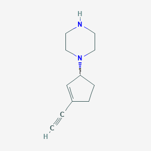 (R)-1-(3-Ethynylcyclopent-2-en-1-yl)piperazine