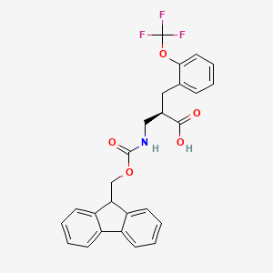 (R)-3-((((9H-Fluoren-9-yl)methoxy)carbonyl)amino)-2-(2-(trifluoromethoxy)benzyl)propanoic acid