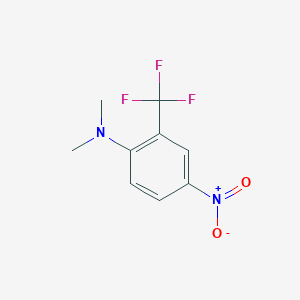 B1297848 N,N-dimethyl-4-nitro-2-(trifluoromethyl)aniline CAS No. 54672-09-2
