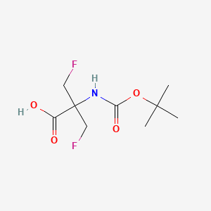 2-((tert-Butoxycarbonyl)amino)-3-fluoro-2-(fluoromethyl)propanoic acid