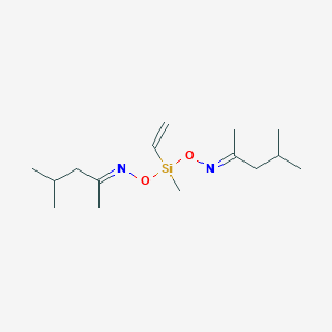 molecular formula C15H30N2O2Si B129785 O,O'-(乙烯基甲基甲硅烷基)双((4-甲基戊烷-2-酮)肟) CAS No. 156145-66-3