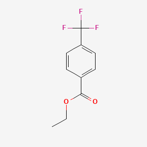 molecular formula C10H9F3O2 B1297850 Ethyl 4-(trifluoromethyl)benzoate CAS No. 583-02-8