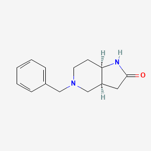 (3AS,7aR)-5-benzyloctahydro-2H-pyrrolo[3,2-c]pyridin-2-one