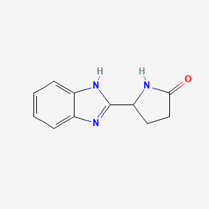 5-(1H-Benzo[d]imidazol-2-yl)pyrrolidin-2-one