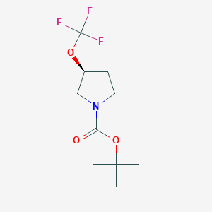 tert-butyl (3S)-3-(trifluoromethoxy)pyrrolidine-1-carboxylate