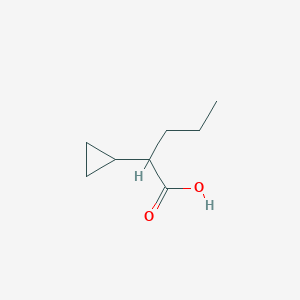 molecular formula C8H14O2 B12978592 2-Cyclopropylpentanoic acid 