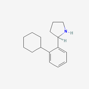 (R)-2-(2-Cyclohexylphenyl)pyrrolidine