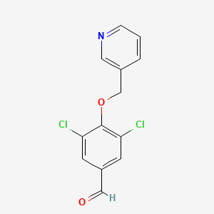 3,5-Dichloro-4-(pyridin-3-ylmethoxy)benzaldehyde