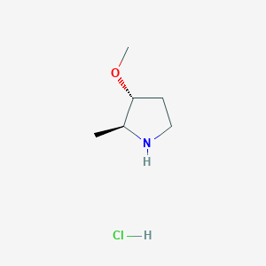 (2S,3R)-3-Methoxy-2-methylpyrrolidine hydrochloride