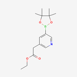 Ethyl 2-(5-(4,4,5,5-tetramethyl-1,3,2-dioxaborolan-2-yl)pyridin-3-yl)acetate