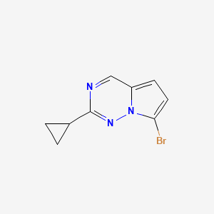 7-Bromo-2-cyclopropylpyrrolo[2,1-f][1,2,4]triazine