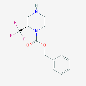 Benzyl (S)-2-(trifluoromethyl)piperazine-1-carboxylate