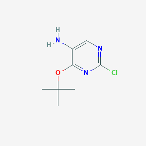 4-(tert-Butoxy)-2-chloropyrimidin-5-amine