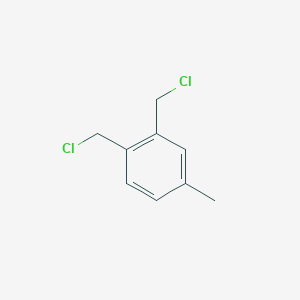 molecular formula C9H10Cl2 B1297868 1,2-Bis(chloromethyl)-4-methylbenzene CAS No. 2735-06-0