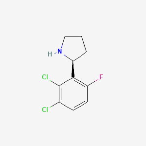 (S)-2-(2,3-Dichloro-6-fluorophenyl)pyrrolidine