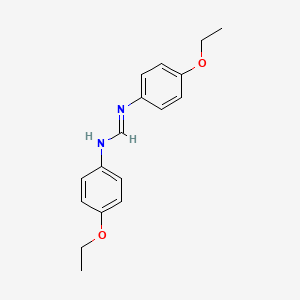 molecular formula C17H20N2O2 B1297871 N,N'-双-(4-乙氧基苯基)甲脒 CAS No. 47174-66-3