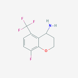 8-Fluoro-5-(trifluoromethyl)chroman-4-amine hydrochloride