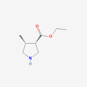 Ethyl (3S,4R)-4-methylpyrrolidine-3-carboxylate